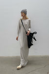 BORIS BIDJAN SABERI Light Grey Cashmere Hat KNHAT2 FPI30001